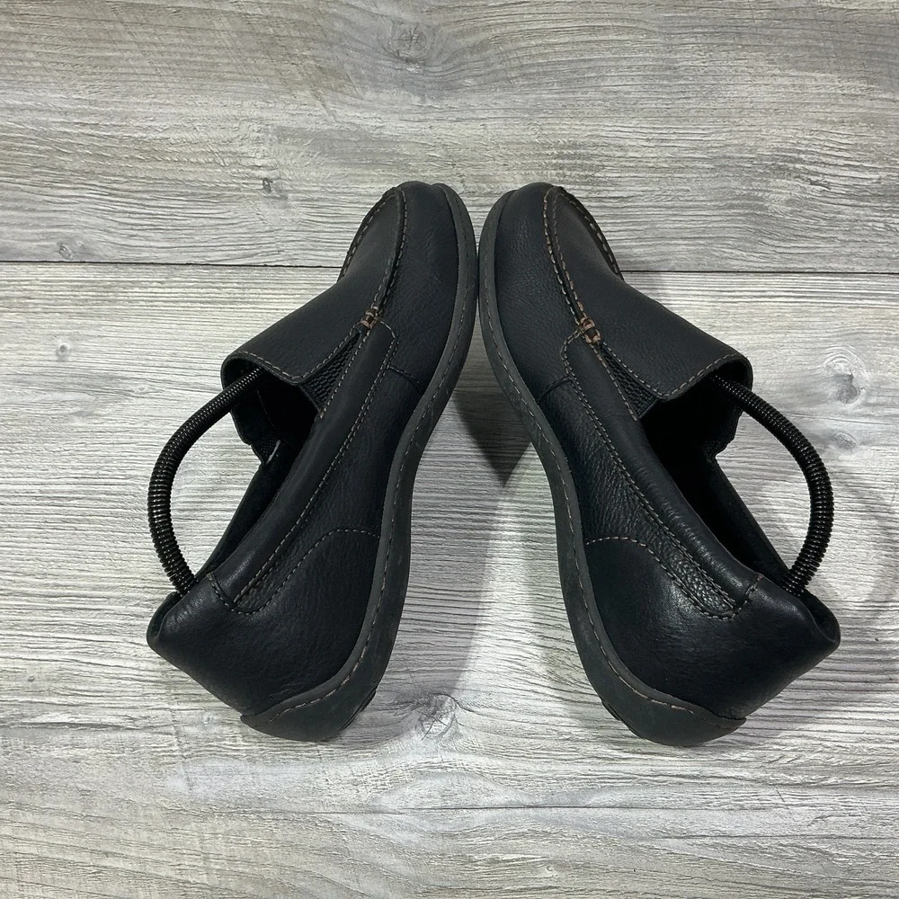 Born Simon III Penny Loafer Driving Casual Shoes Black Leather Men's Size 10 M